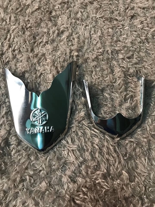 bộ mũi dè inox trước sau cho xe sirius fi 2014 đến 2020 - Đồ Chơi Xe