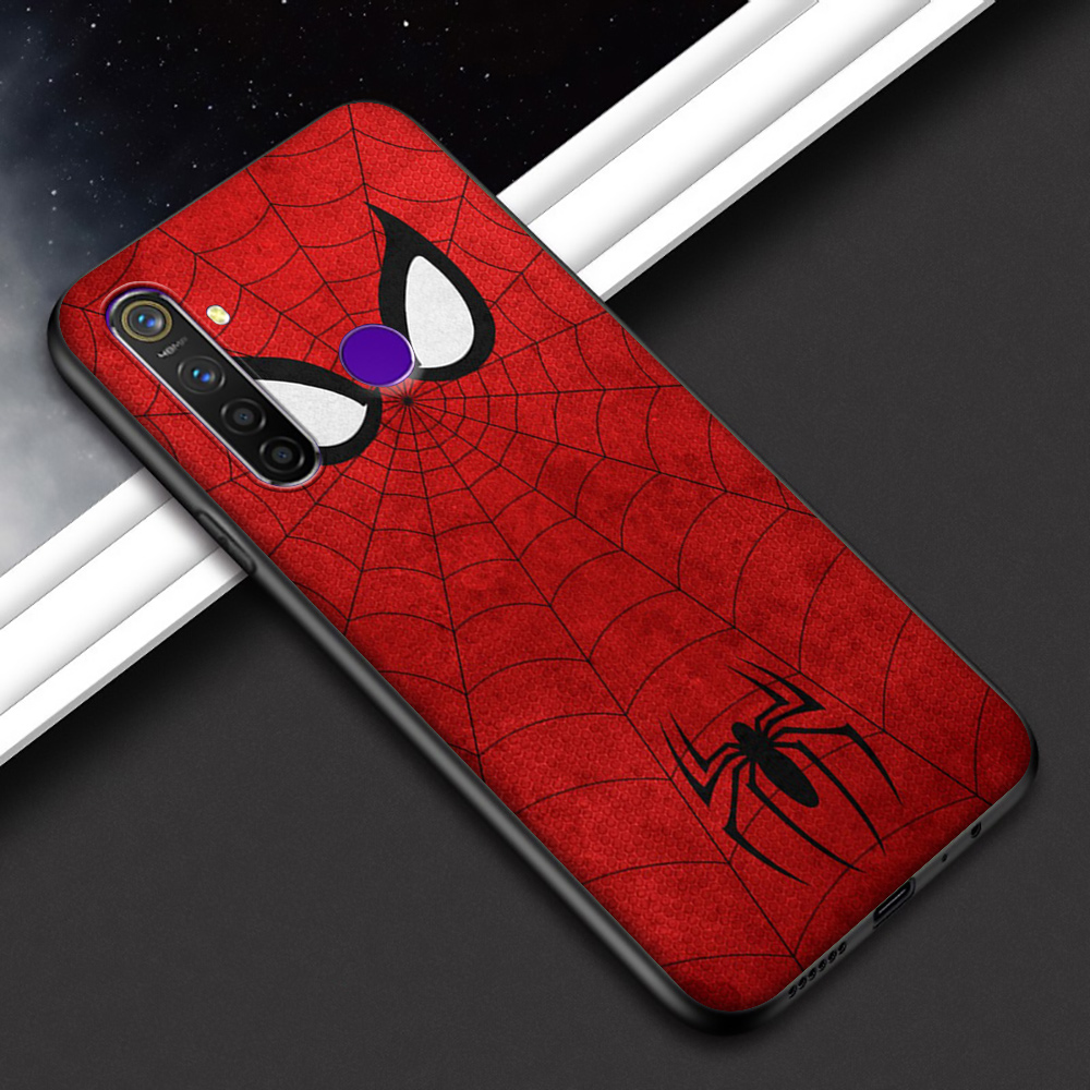 Ốp Điện Thoại Mềm Hình Spider Man Holland Mp154 Cho Realme 2 3 5 5i 5s 6 C2 C3 6i Q Pro