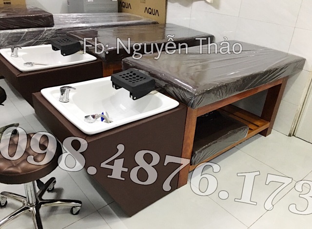 Giường Gội Đầu Bồn Sứ