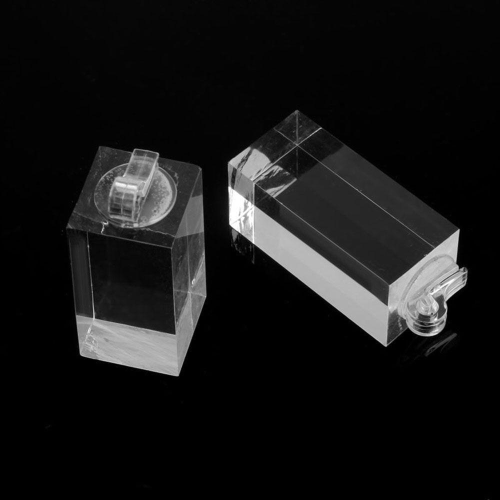 MXGOODS Giá Đỡ Trưng Bày Ngón Tay Hình Vuông Trong Suốt