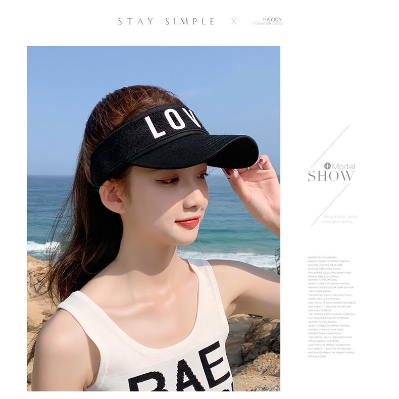 Nón Lưỡi Trai Hở Chóp Chống Nắng Phong Cách Hàn Quốc