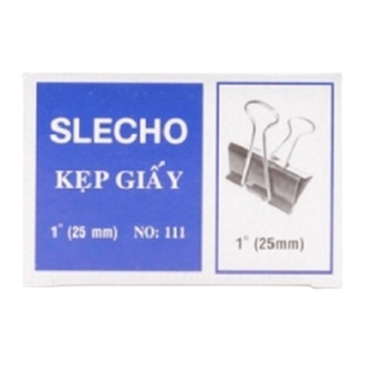Kẹp giấy Slecho 15mm 19mm 25mm 32mm 41mm 51mm Kẹp bướm Gim giấy