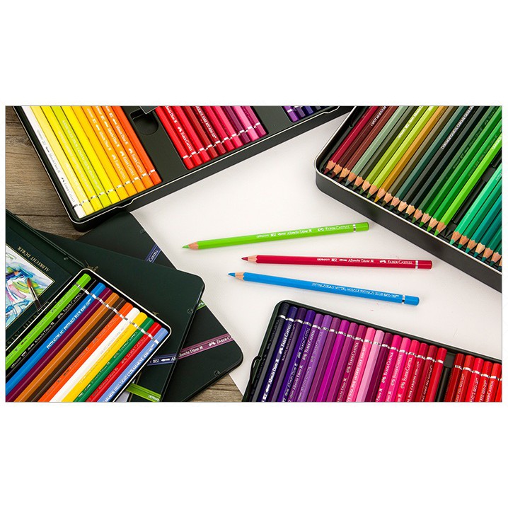 Chì màu khô Faber Polychromos hạng họa sĩ 12/24/36 Màu