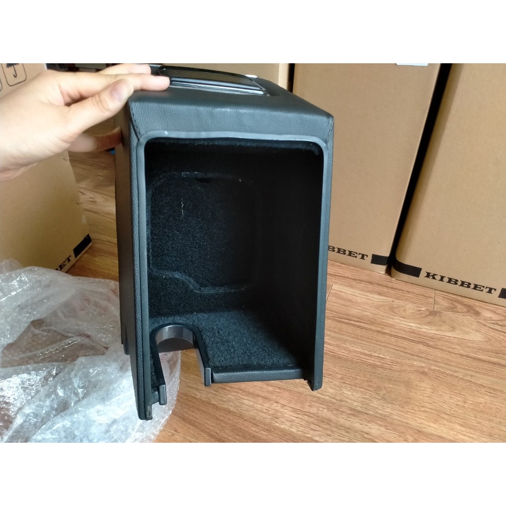 Hộp tỳ tay Cruze tự lắp Kibbet loại 1490 thiết kế cắm trụ liền khối chuẩn theo xe tích hợp cổng sạc USB - OTO4S