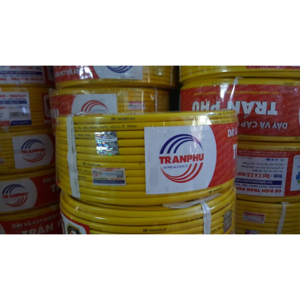 Dây Điện Trần Phú Chính Hãng 2x0.75mm