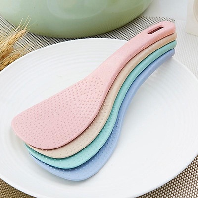 Vá thìa múc cơm nhựa lúa mạch chống dính nhiều màu