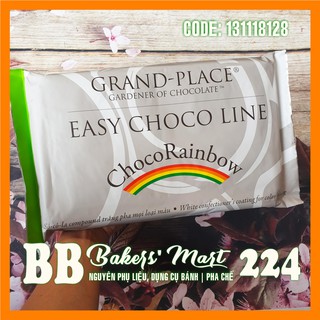 Grand-place socola chocolate trắng choco rainbow - thẻ 1kg