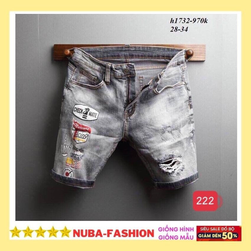 Quần short jean nam mẫu mới đẹp giá rẻ,quần bò TCS 222 | BigBuy360 - bigbuy360.vn