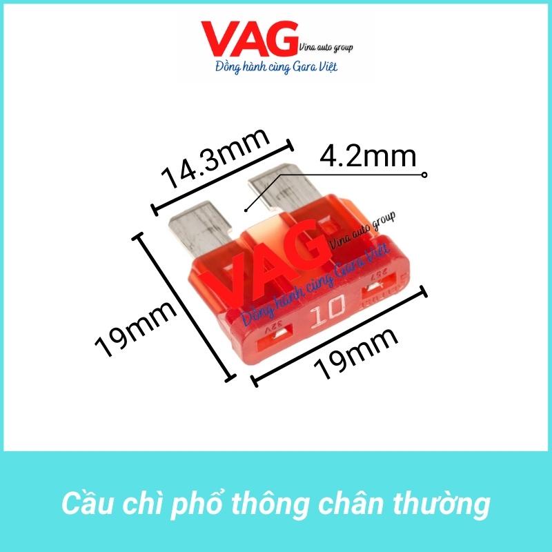 [Zin - Tháo xe] Cầu chì chân to, cụt, nhọn, bằng 5A 7,5A 10A 15A 20A 25A 30A 35A 40A ô tô, xe máy, máy công trình