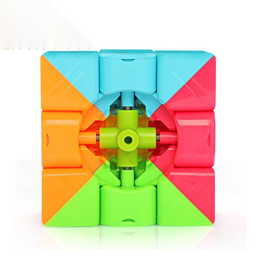 Rubik 3x3 QiYi Warrior S Stickerless Rubic 3 Tầng Không Viền khối lập phương ma thuật