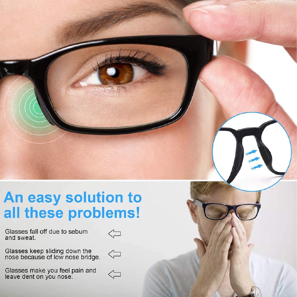 Set 5 Cặp Đệm Mũi Chống Trượt Cho Mắt Kính