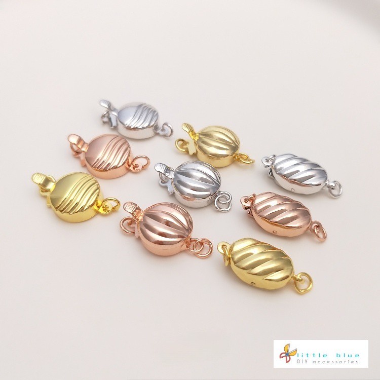 Chốt Khóa Mạ Vàng 18K Cao Cấp Nhiều Màu Sắc Dùng Làm Đồ Trang Sức