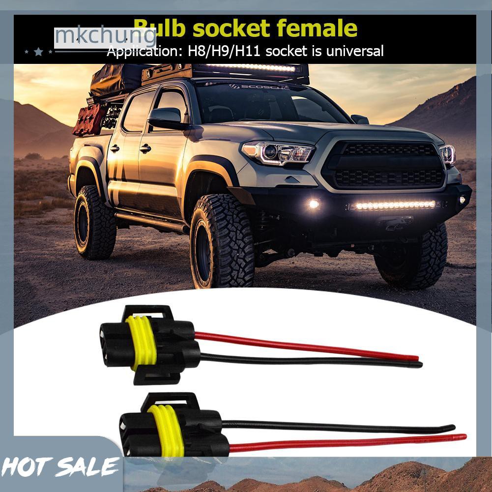 Set 2 Đui Đèn Pha H8 / H9 / H11 Cho Đèn Pha Xe Ô Tô