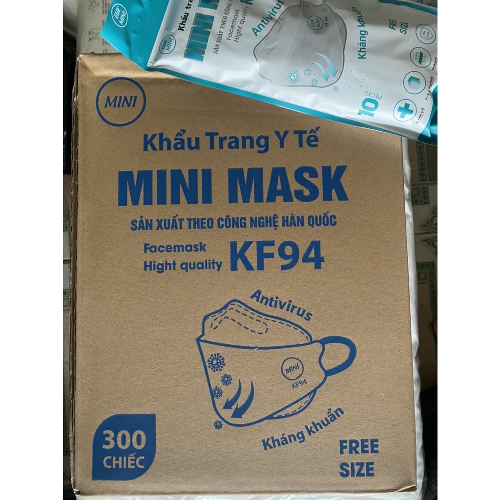 THÙNG 300 CHIẾC KHẨU TRANG KHÁNG KHUẨN 4D KING MASK KF94 TIÊU CHUẨN HÀN QUỐC [GIÁ SIÊU TỐT]