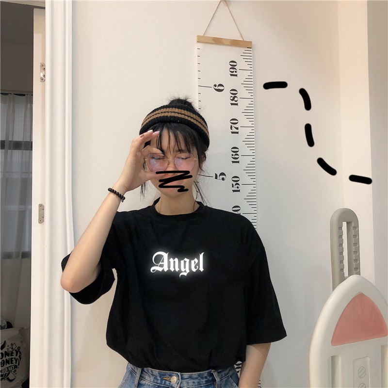 ÁO THUN TAY LỠ PHẢN QUANG ANGEL NAM NỮ