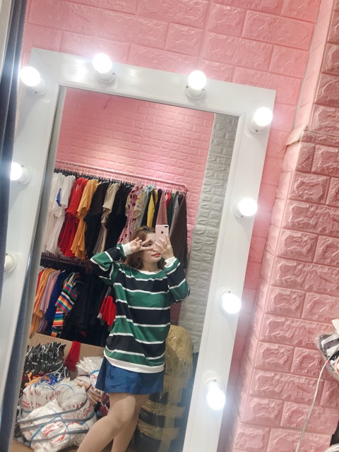 ÁO SWEATER SỌC XANH ĐEN - UNISEX - NEW ITEMS | BigBuy360 - bigbuy360.vn