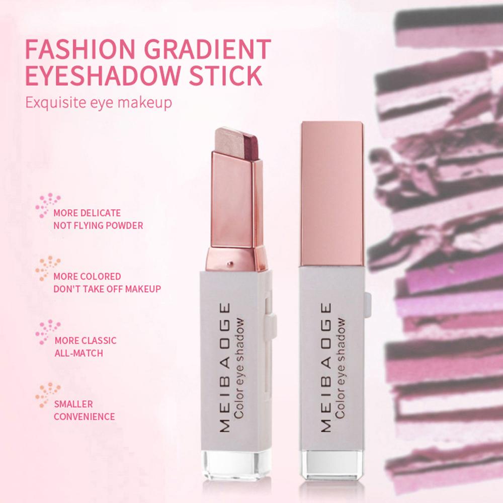 Phấn Mắt Dạng Thỏi CLEOES Hai Màu Gradient Không Thấm Nước