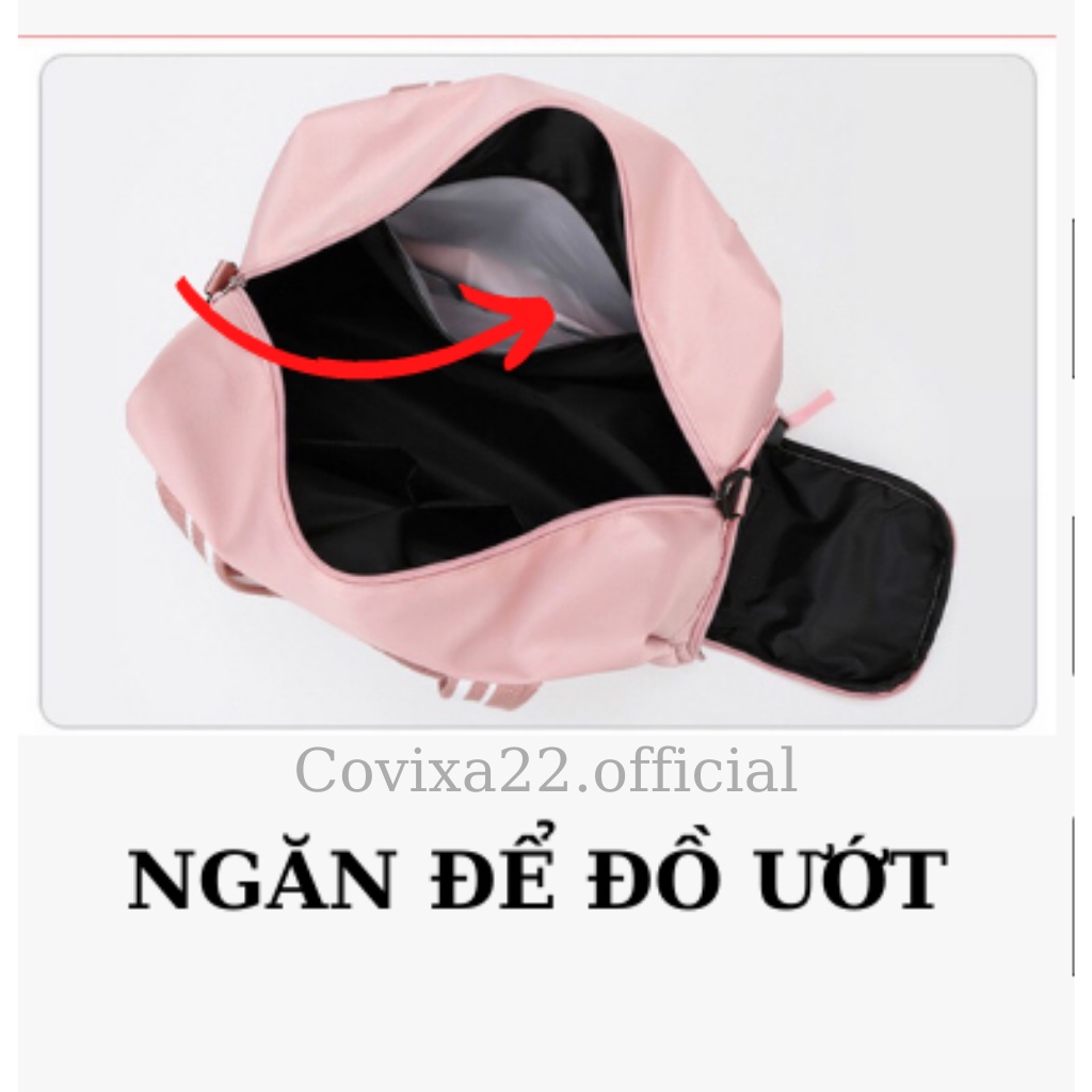 Balo du lịch, túi trống du lịch đa năng nhiều ngăn, có ngăn đựng giày dễ gấp gọn Covixa22.official