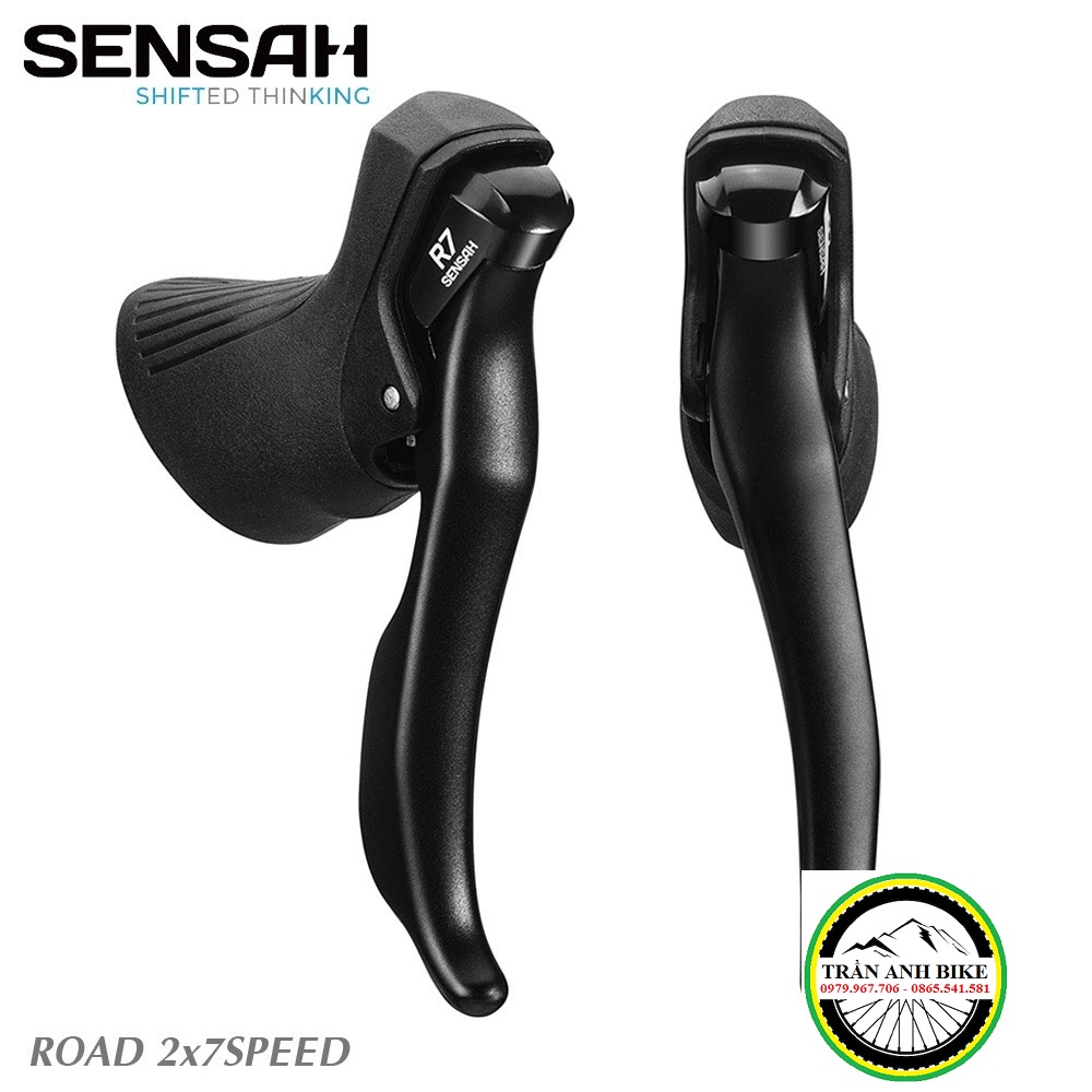 Tay đề lắc xe đạp SENSAH R7 2x7 Speed - Hàng chính Hãng