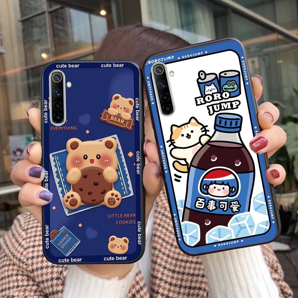 Ốp lưng Realme 6 / 6 PRO in hình 3D GẤU cute be@r, soda, happy day cực hot ,thời thượng