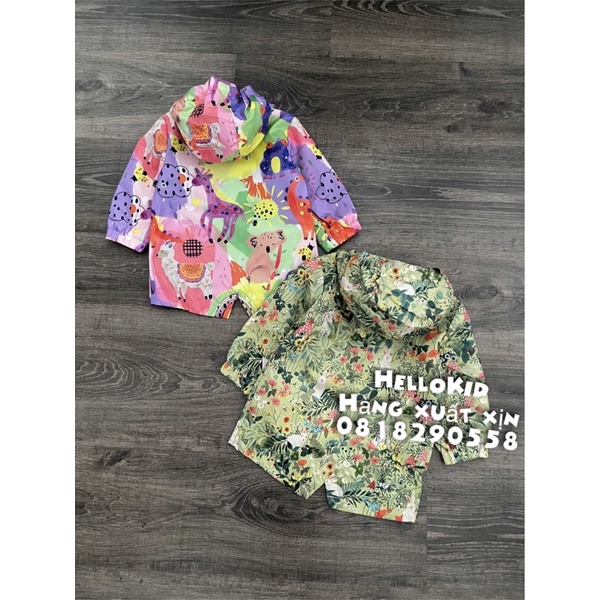 A382 - Áo khoác gió raincoat Next Bé gái