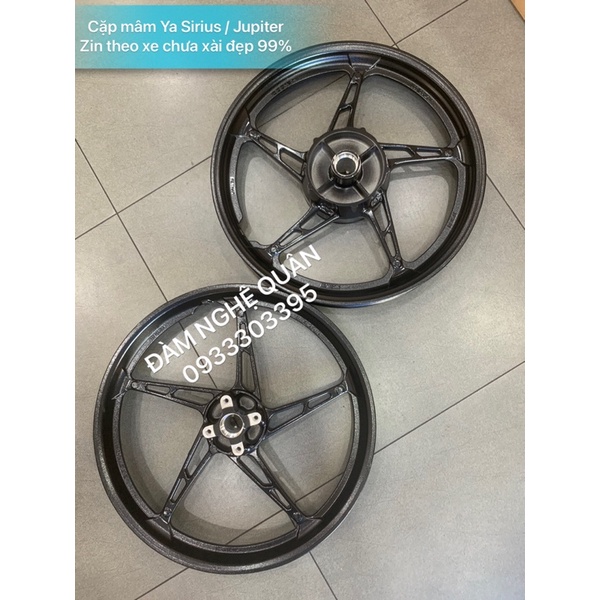 Cặp mâm Ya Sirius / Jupiter màu đen zin theo xe chưa xài đẹp không trầy 99% 💰 2,000,000 VND / 1 cặp y hình