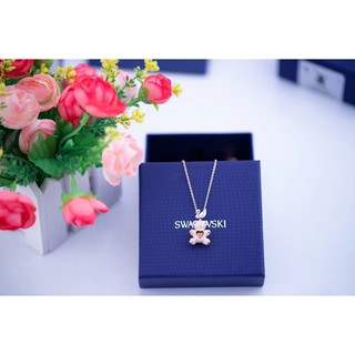 2023 Fashion S925 Silver Plated Rose Gold Lovely Bear Necklace 5452026