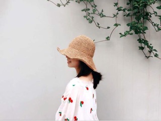 Mũ cói đi biển C2