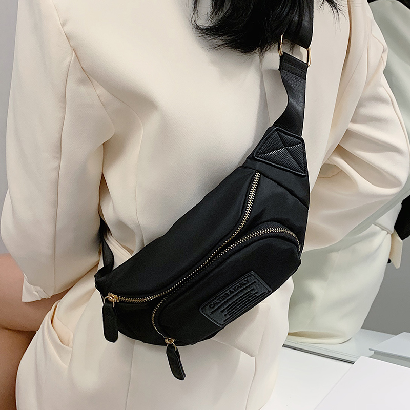 IELGY Túi Đeo Chéo Một Bên Ngực Bằng Vải Oxford Thời Trang Hàn Quốc Dành Cho Bạn Nữ