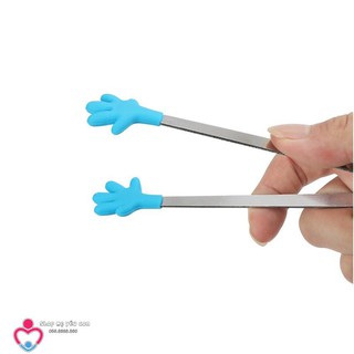 Kẹp INOX gắp hạt nhựa đồ chơi cho bé Kẹp tập gắp pompom học mầu sắc