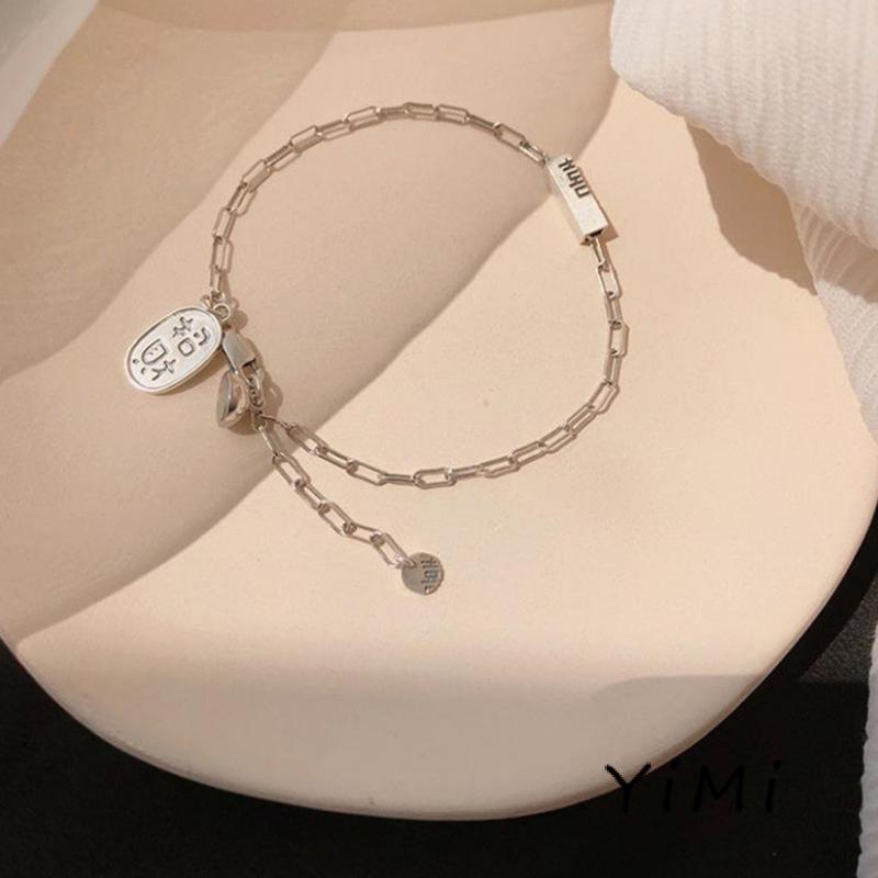【Yimi.Vn】Vòng Tay Đôi Nam Nữ Thiết Kế Tối Giản Thu Hút