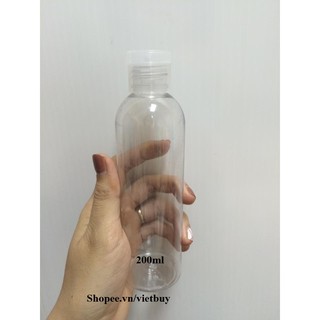Chai nhựa nắp bật 200ml