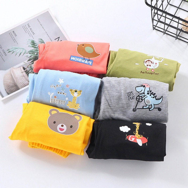 Quần Cotton Dài Họa Tiết Hoạt Hình Cho Bé Trai (1-5 Tuổi)