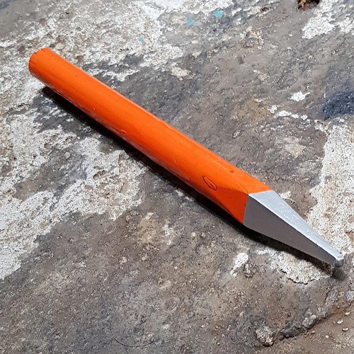 Mũi đục Sắt Nhọn Dài 19cm Màu Cam