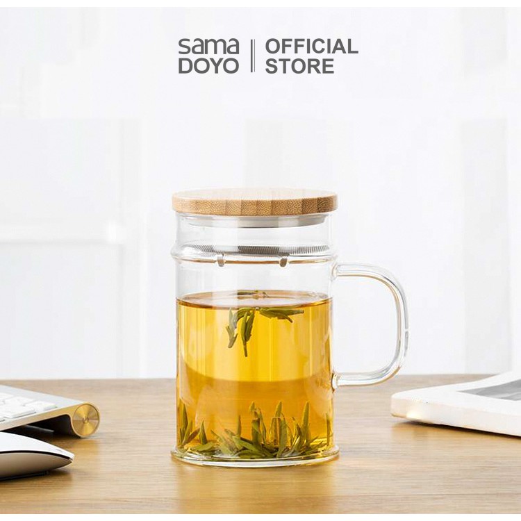 Ly lọc trà thủy tinh Samadoyo LC005 400ml
