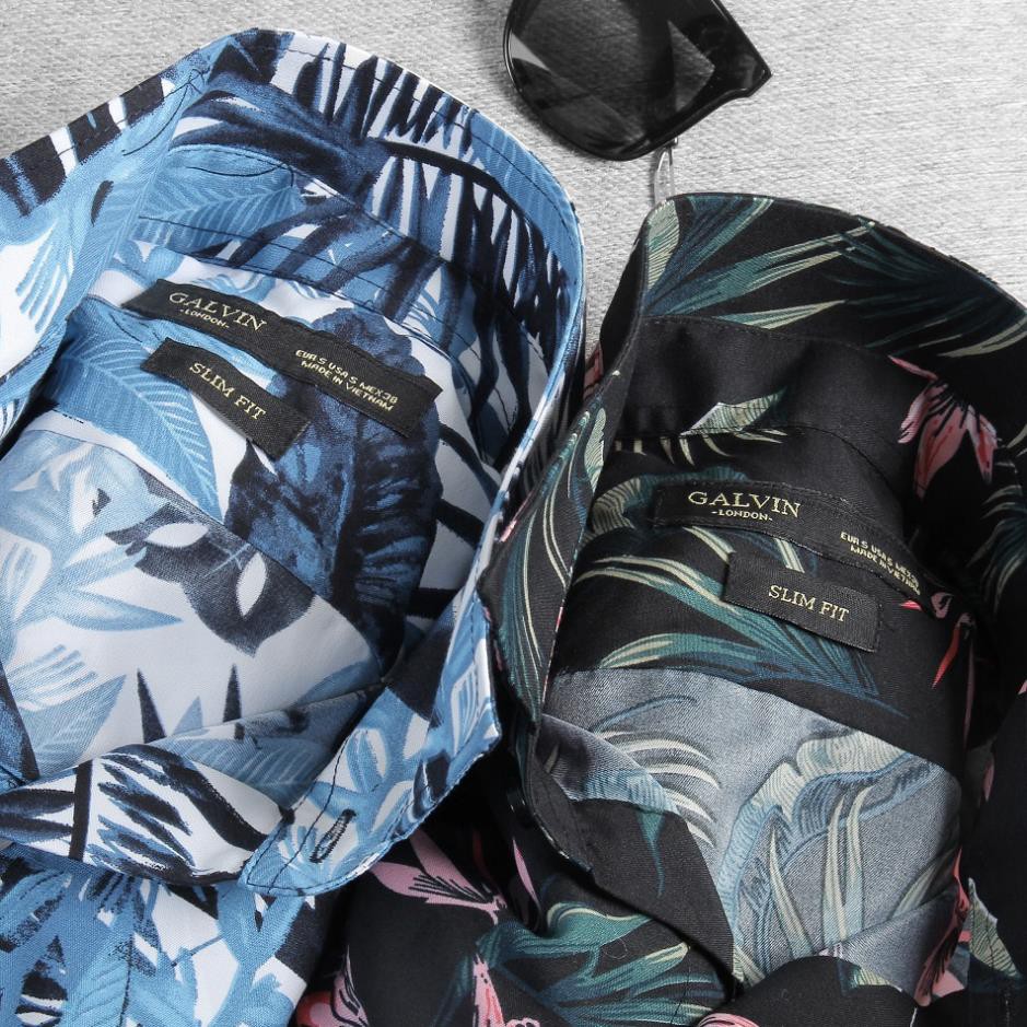 Sơ mi nam Galvin cộc tay họa tiết hoa ,áo sơ mi hoa tay lỡ 82- Leo Vatino | BigBuy360 - bigbuy360.vn