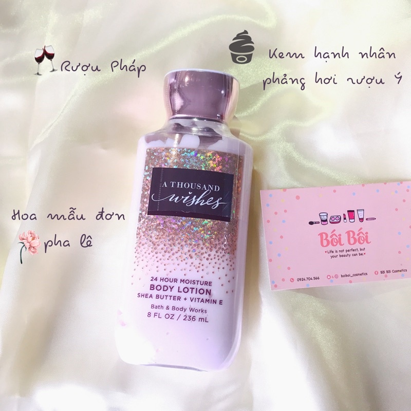 Lotion dưỡng thể hương nước hoa BATH & BODY WORKS