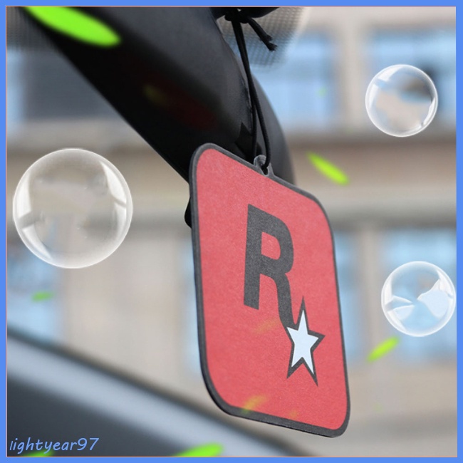 Thẻ Khuếch Tán Hương Thơm Trang Trí Nội Thất Xe Hơi Hình Ngôi Sao R-Letter Gta