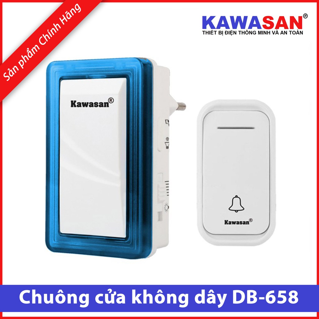 Chuông Cửa Không Dây Xuyên Vật Cản 80m - KW DB658