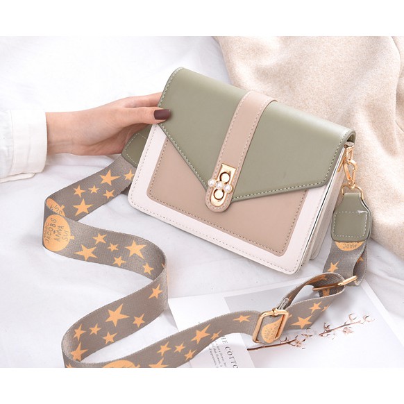 Túi đeo chéo nữ - Túi công sở -  dây ngôi sao