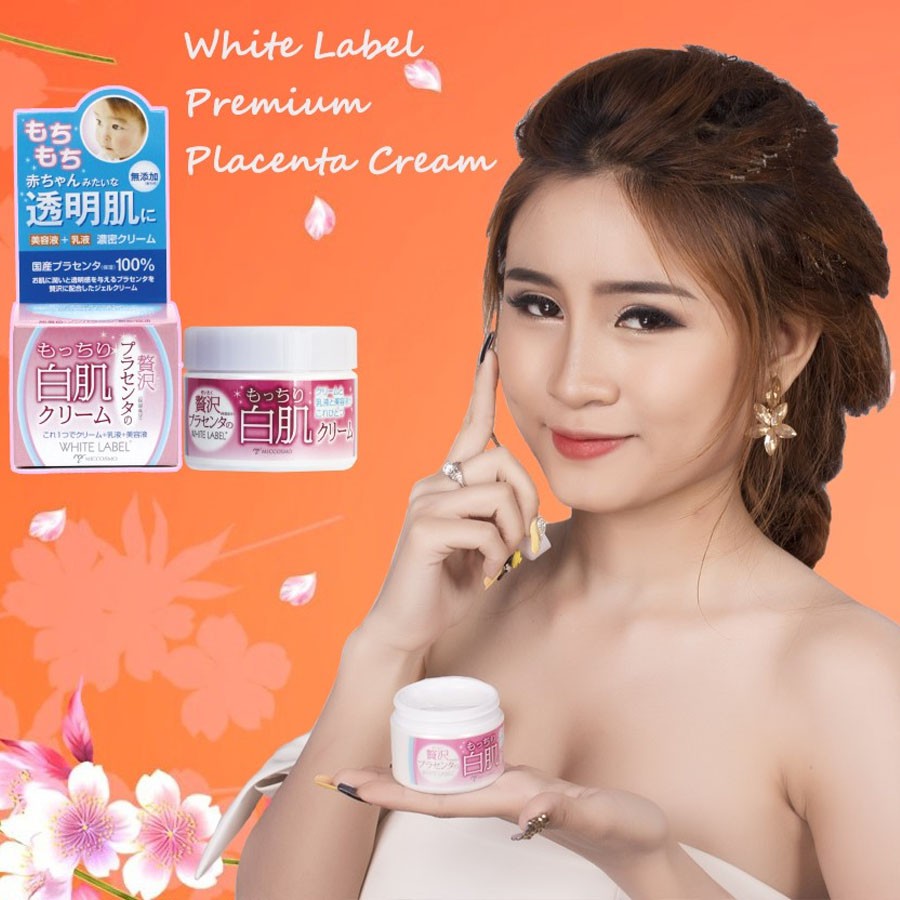 Mặt Nạ Rửa Trôi Dưỡng Trắng Giàu Dưỡng Chất White Label Premium Placenta Pack|Nhật Bản|Da Trắng Sáng| Ngăn Ngừa Lão Hóa