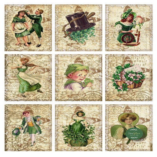 Sticker sheet patrick junk journal  - hình dán, trang trí sổ nhật kí, sổ tay | Bullet journal sticker - uni027