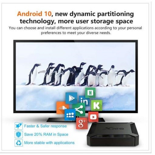 TV box X96 RAM 2Gb android 10