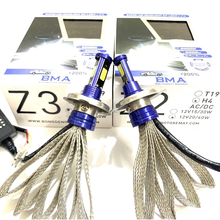 Đèn Pha Led Z3 - Z2 Hàng Chính Hãng BMA Tim Siêu Sáng Cao Cấp Bảo Hành 1 Năm