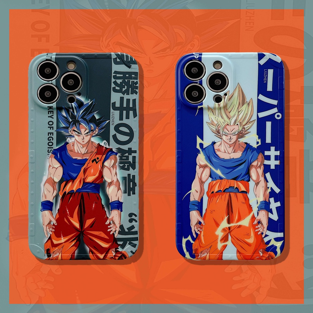 Ốp Điện Thoại Họa Tiết Dragon Ball Goku Cho iPhone13Pro iP12Pro XS iPhone11 12Promax 13Promax 11 12 13 7P
