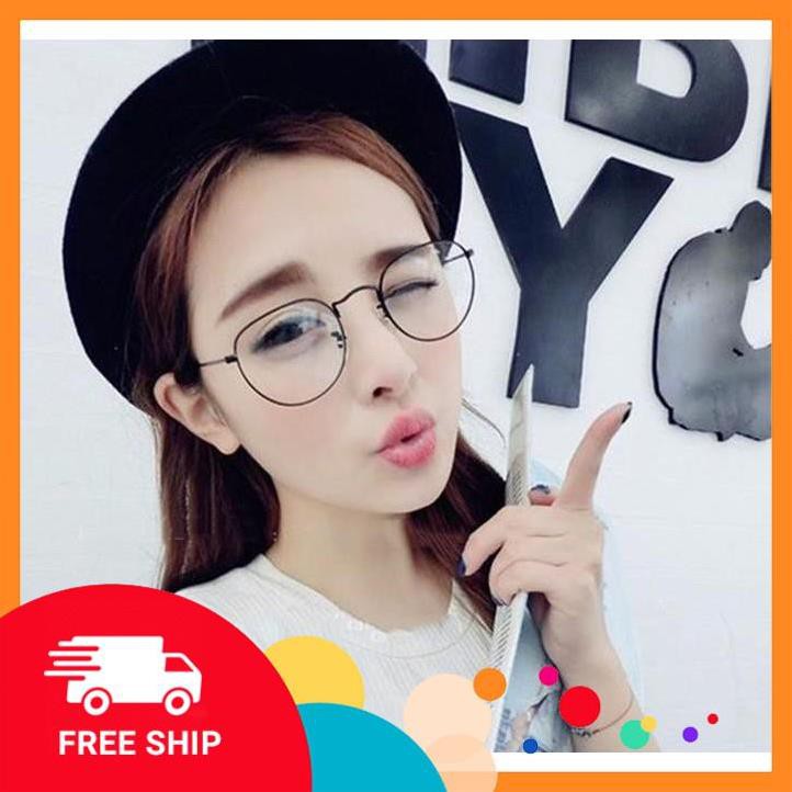 💥XẢ HÀNG💥 Kính Ngố Gọng Tròn Unisex Thời Trang