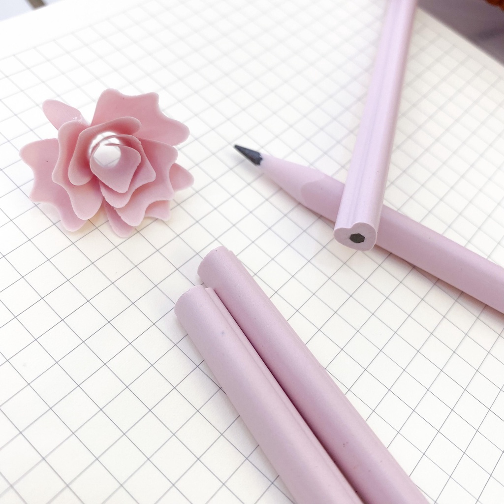 Bút Chì Gỗ Pastel Zely HB/2B Nhà Cam