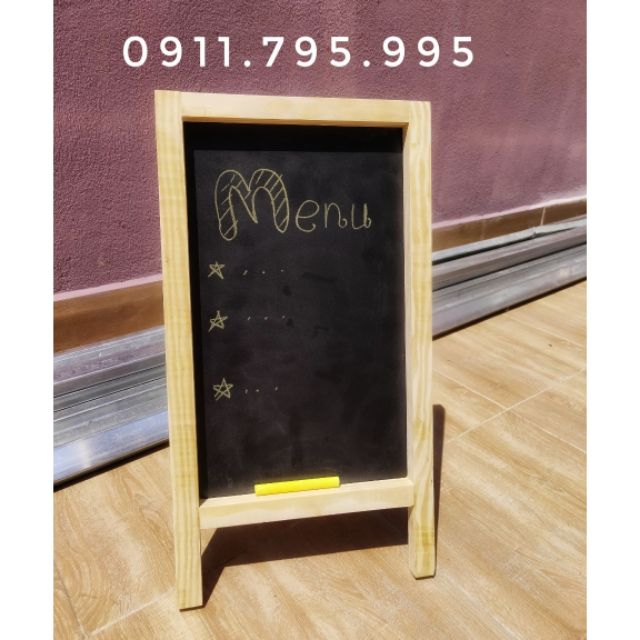 Bảng đen mini viết phấn để bàn 20x45cm