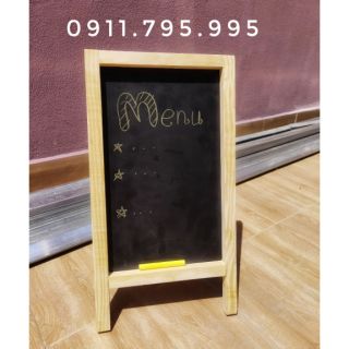 Bảng đen mini viết phấn để bàn 20x45cm