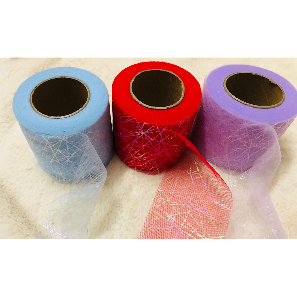 Ruy băng voan mềm  làm phụ kiện handmade